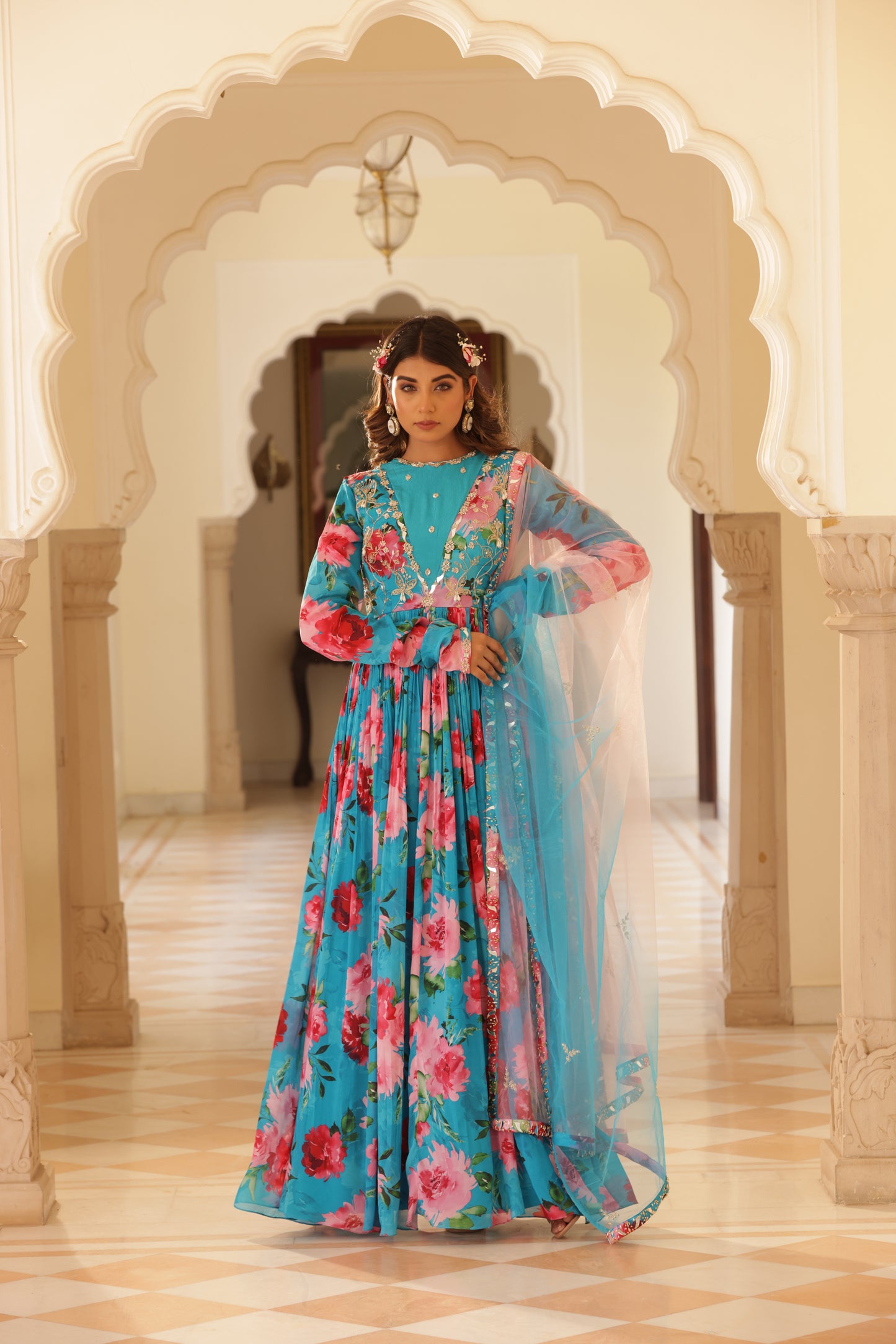 Gulnaz Anarkali Set