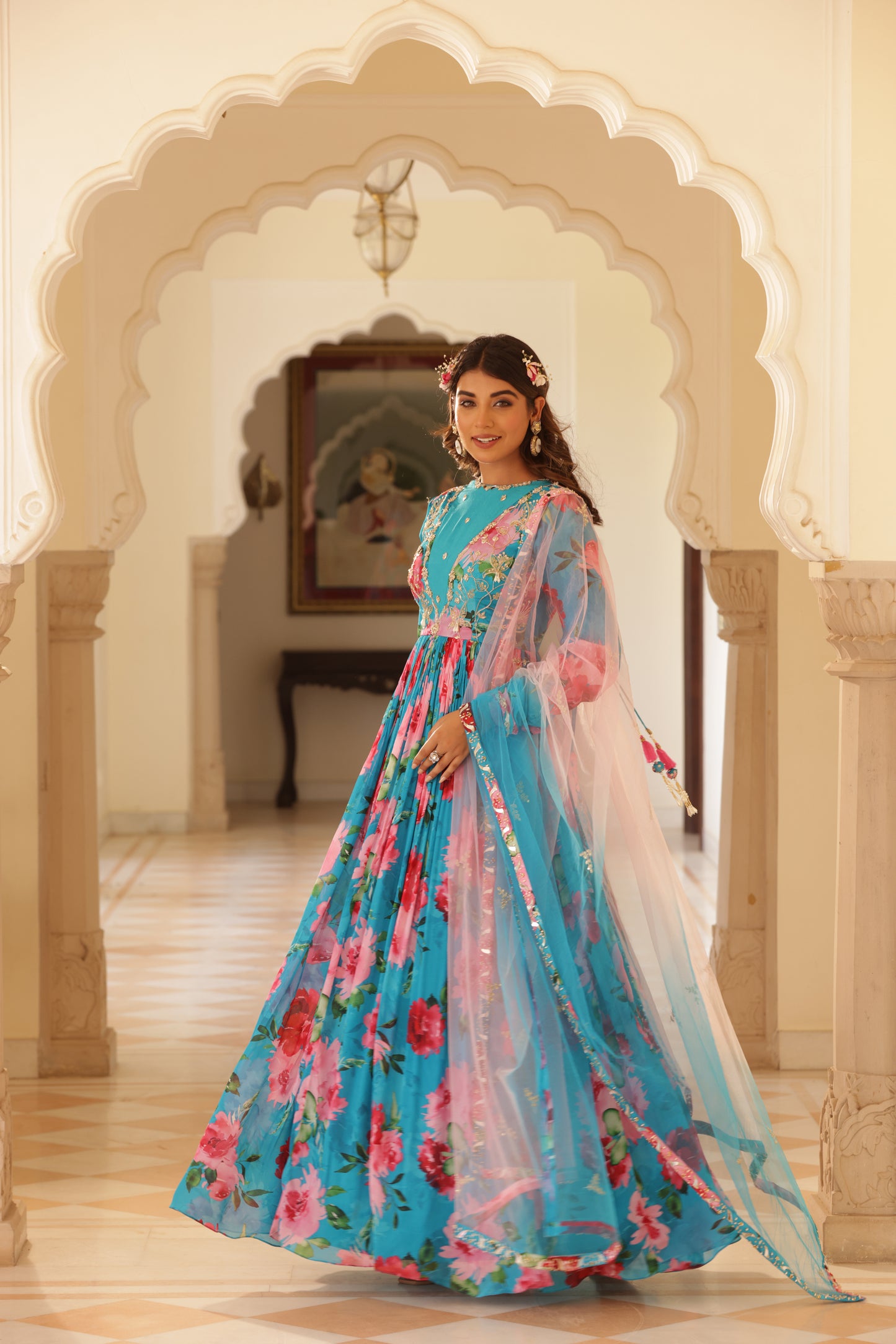 Gulnaz Anarkali Set