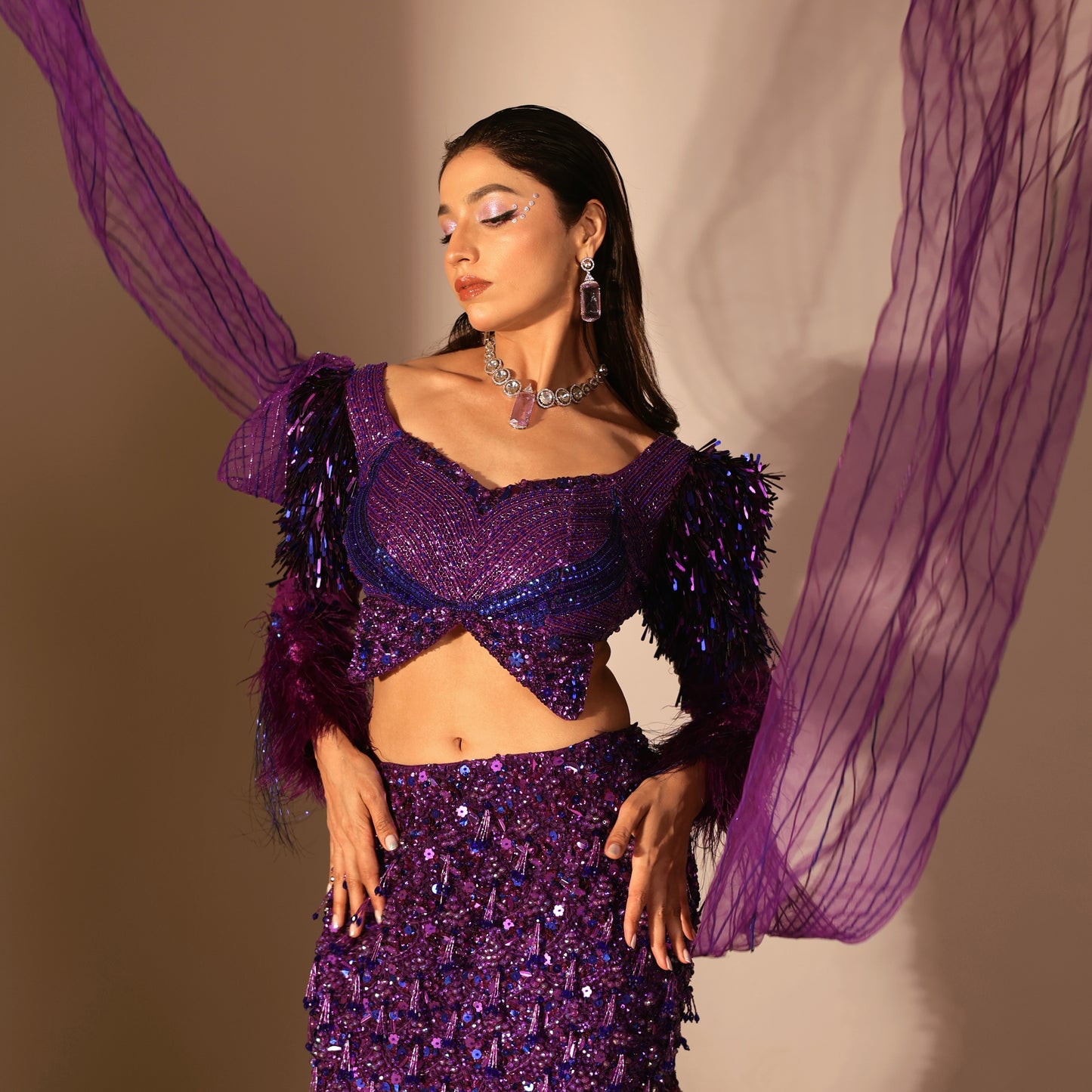 Stardust Lehenga Set