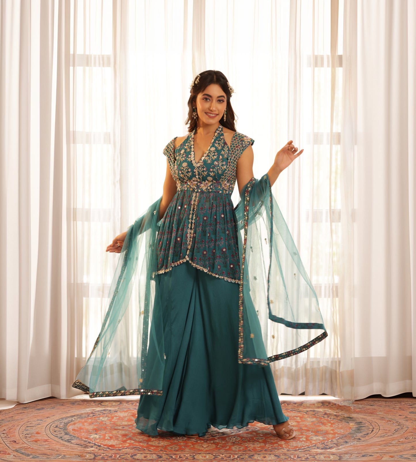 Noor Peplum Set