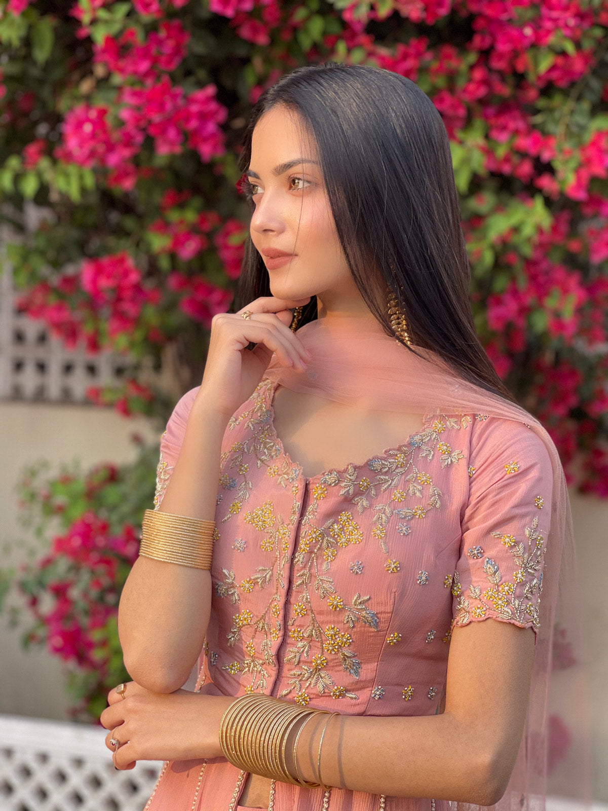 Blush Sharara Set