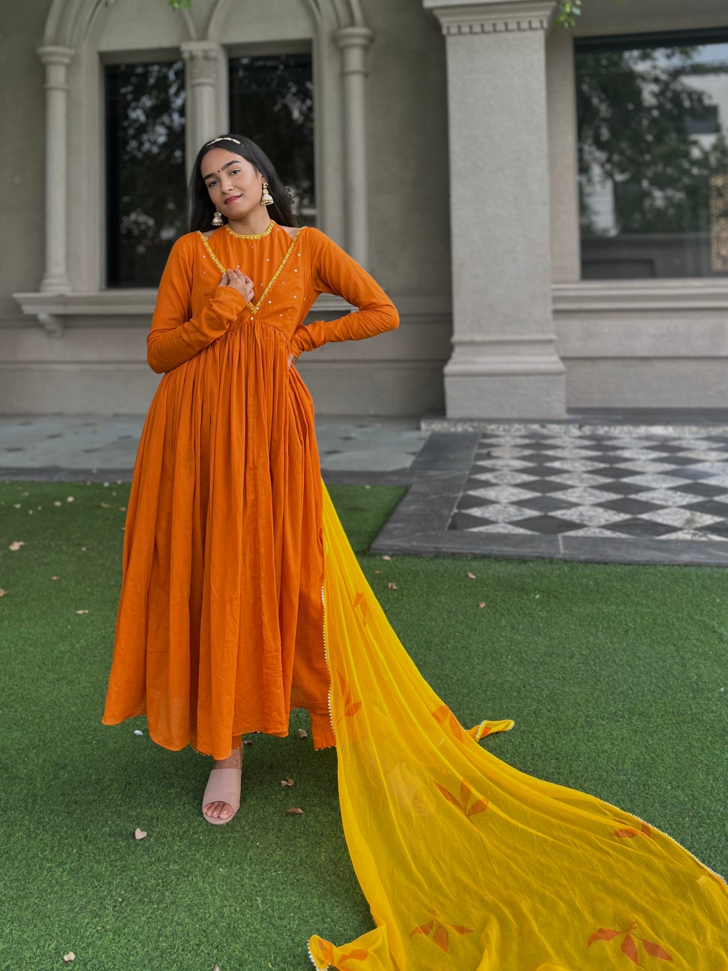 Gulbag Anarkali set