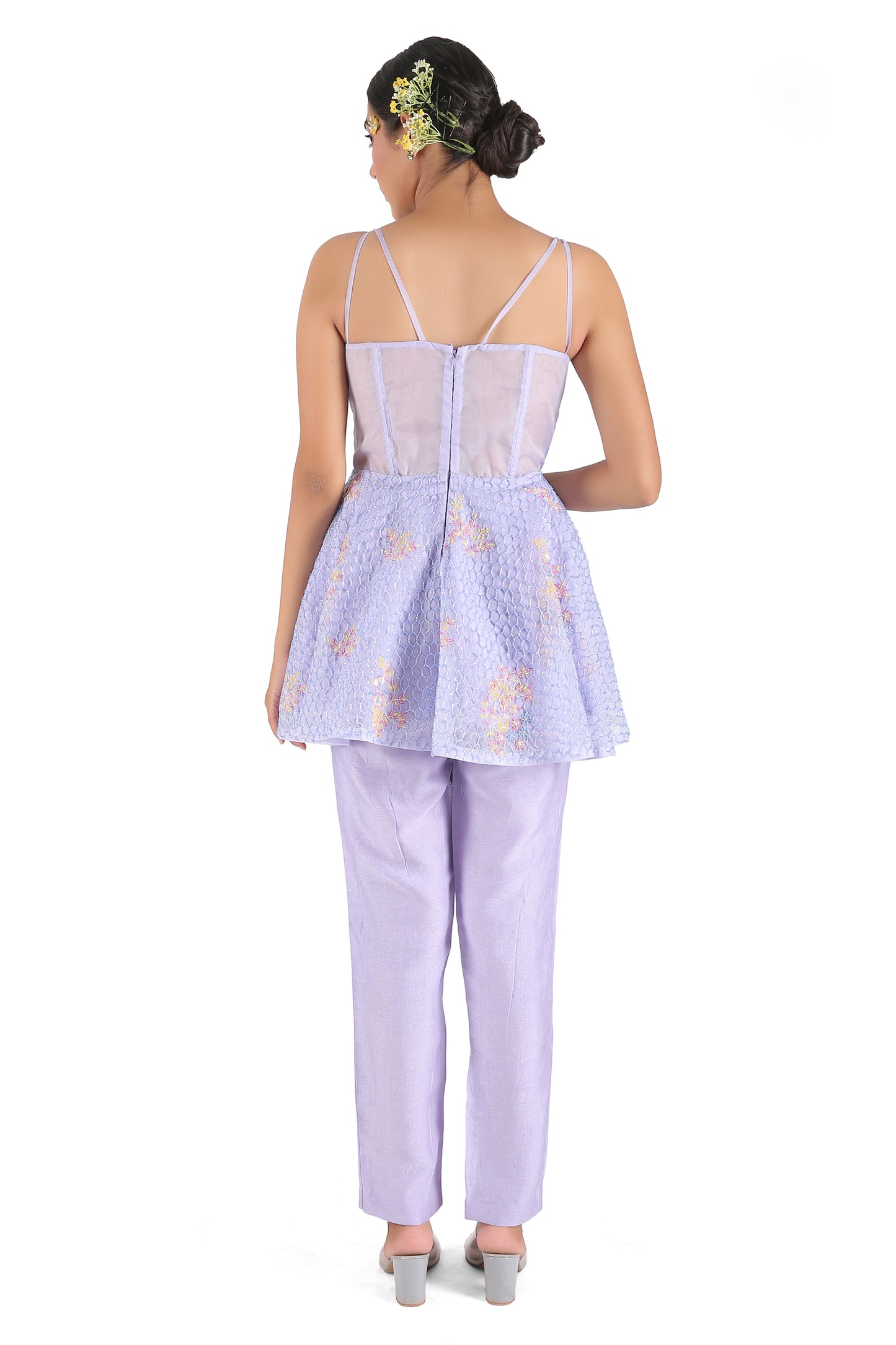 Corset peplum set