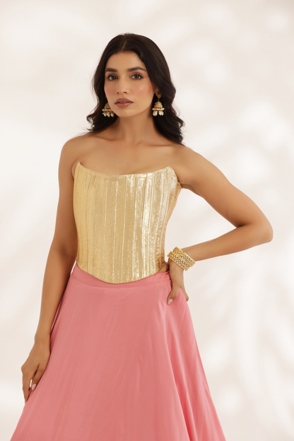Sunehri Lehenga Set