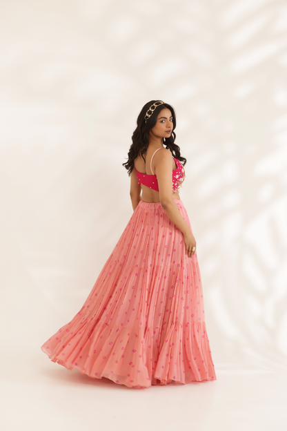 Gulmohar Lehenga Set
