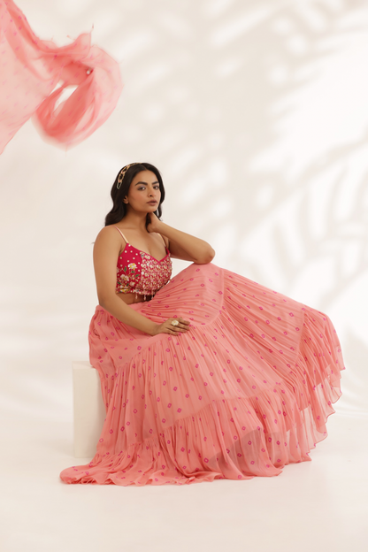 Gulmohar Lehenga Set