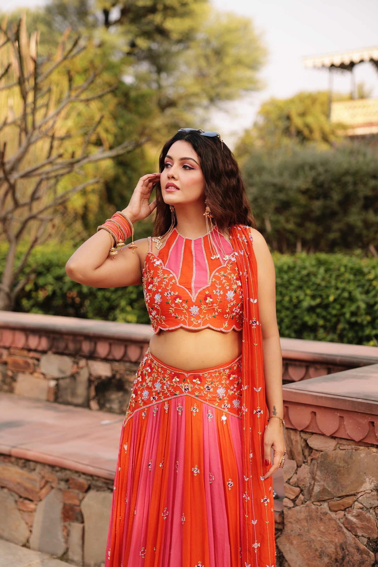 Meherrang Lehenga