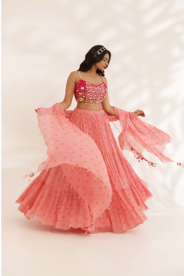 Gulmohar Lehenga Set
