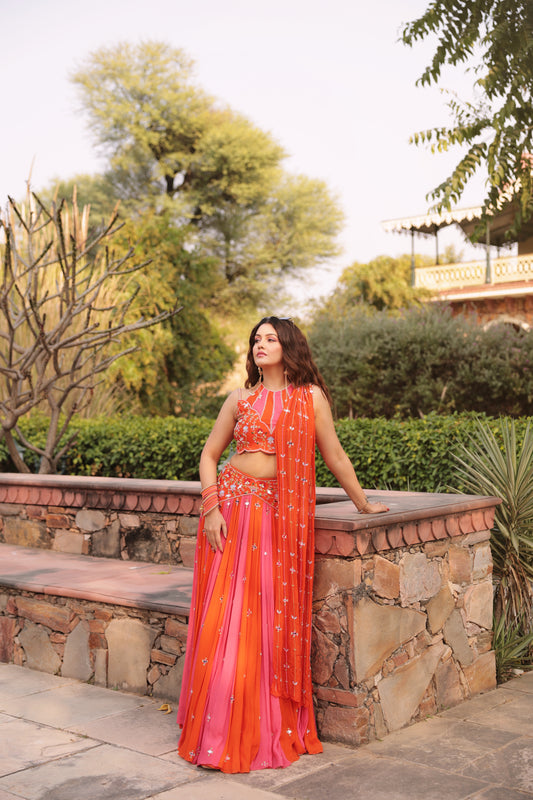 Meherrang Lehenga