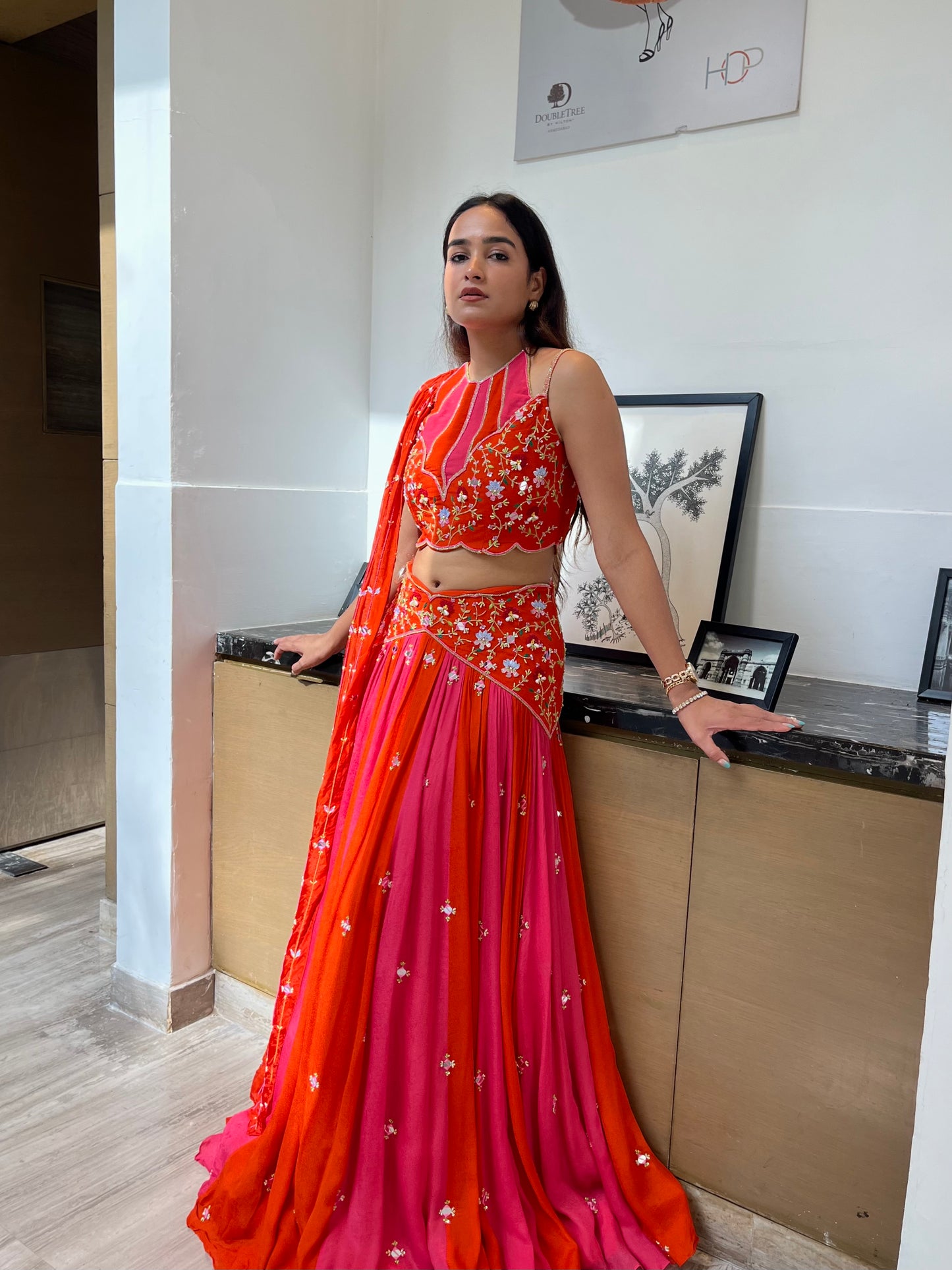 Meherrang Lehenga