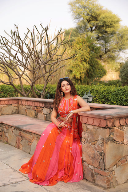 Meherrang Lehenga