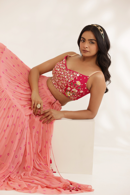 Gulmohar Lehenga Set