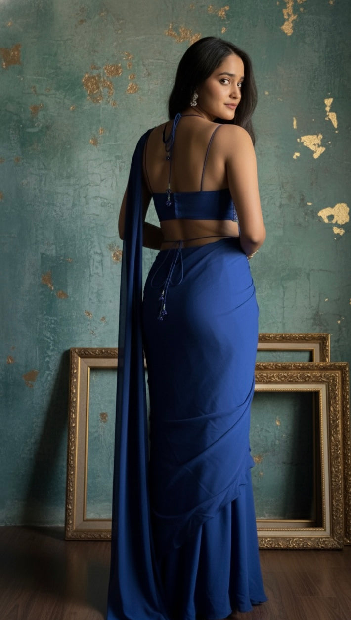 Starry Butterfly Saree