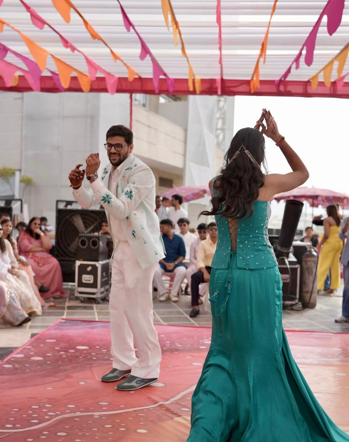 Rachna Teal Couple