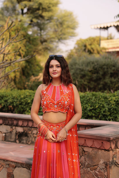 Meherrang Lehenga