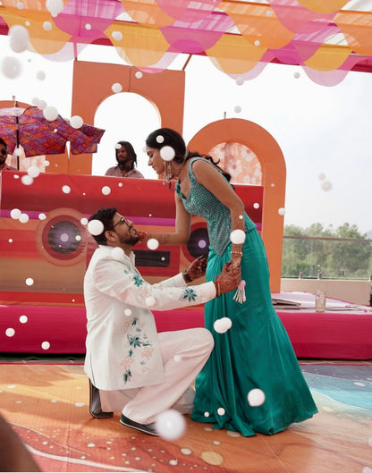 Rachna Teal Couple