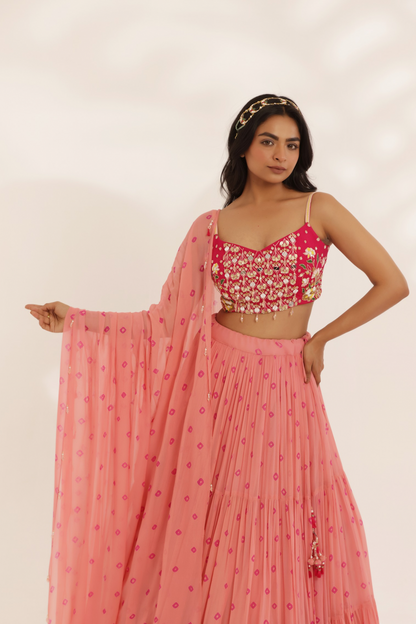 Gulmohar Lehenga Set